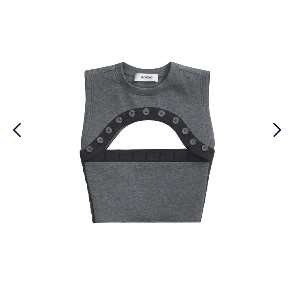 Danielle Guizio contrast top
